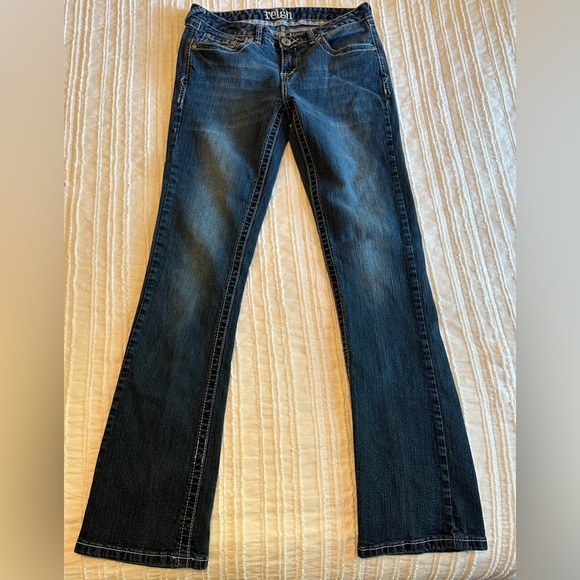 Reign Denim - REIGN SIZE 5 Low rise boot cut Jeans Denim